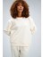 Kadın Timeless Oversize Krem Sweatshirt 1