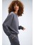 Kadın Timeless Oversize Antrasit Sweatshirt 5