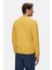 Valley Sarı Bisiklet Yaka Baskılı Standard Fit Erkek Sweatshirt 3