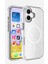 Apple iPhone 16 Plus Kılıf Şeffaf Renkli Simli Parlak Allstar Silikon 1