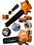 Ot Çalı Yaprak Üfleme Süpürme Makinesi Devir Ayarlı Kömürsüz Motor 1400VF 30AH 2x Akülü Toz Talaş 1