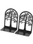 2x Bookends Sabit Taşınabilir Dosya Sınıflandırma Ofis Malzemeleri Kitaplık Siyah (Yurt Dışından) 1