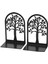 2x Bookends Sabit Taşınabilir Dosya Sınıflandırma Ofis Malzemeleri Kitaplık Siyah (Yurt Dışından) 3