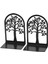 2x Bookends Sabit Taşınabilir Dosya Sınıflandırma Ofis Malzemeleri Kitaplık Siyah (Yurt Dışından) 4