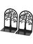 2x Bookends Sabit Taşınabilir Dosya Sınıflandırma Ofis Malzemeleri Kitaplık Siyah (Yurt Dışından) 5