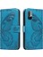 Xiaomi Poco M3 Pro 5g Için Flip Case Kabartmalı Kelebek Ayrılabilir El (Yurt Dışından) 5