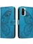 Xiaomi Poco Flip Yüksek Kaliteli Deri Kabartmalı Kelebek El Için Flip Case (Yurt Dışından) 1