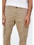 Erkek Onscarter Paçaları Lastikli Pamuklu Kargo Pantolon 22028434 Camel 3