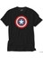 Captain America Kalkan Siyah Tişört 1