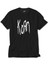 Korn Logo Siyah Tişört 1