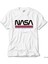 Nasa Red Blue Beyaz T-Shirt 1