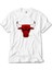 Chicago Bulls Logo Beyaz Tişört 1