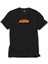 Ktm Motorcycle Orange Logo Siyah Tişört 1