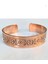 Pembe Saf Bakır Bileklik, Enli Motifli, Her Bileğe Uygun, Şık ve Dayanıklı 1