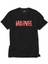 Marvel Heroes In Post 3 Siyah T-Shirt 1