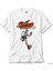 Street Fighter Sakura Beyaz T-Shirt 1