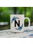 Mug Kupa Kişiye Özel Baş Harfli Isimli Beyaz Kupa Bardak 1