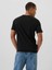 Erkek Siyah Gap Logo Everyday Soft T-Shirt 5