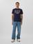 Erkek Lacivert Everyday Soft Gap London Logo T-Shirt 4