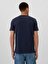 Erkek Lacivert Everyday Soft Gap London Logo T-Shirt 5