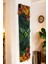 Doğal Ahşap Panel Yapay Çiçek Bitki Duvar Kaplama 40X180 1