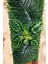 Doğal Ahşap Panel Yapay Çiçek Bitki Duvar Kaplama 40X180 5