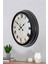 40 Cm Metal Romen Rakamlı Eskitme Model Modern Dekoratif Lüks Duvar Saati 2