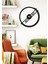Inspire Modern Metal Siyah Duvar Saati - Ev / Ofis Saati - Saat - 50 X 50 Cm 1