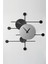 Dynamic Time - Sessiz Metal Duvar Saati - Modern Ev Ofis Dekorasyonları - Duvar Saatleri - Aps139 2