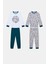 Erkek Çocuk Sporty 2li Çok Renkli Pijama Takımı 1