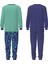 Erkek Çocuk Of Dogs 2li Çok Renkli Pijama Takımı 4