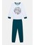 Erkek Çocuk Sporty Çok Renkli Pijama Takımı Normal Kol Desenli 2'li Set 5