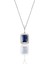 Gümüş Safir Baget Taşlı Kolye SGTL10125SAFIR 1