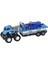 KLX600-361 Sürtmeli Die Cast 4x4 Polis Arabası Taşıyıcılı 1
