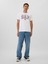 Erkek Beyaz Everyday Soft Gap Usa Logo T-Shirt 4