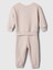 Bebek Pembe Brannan Bear Işlemeli Fleece Outfit Set 3