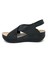 Ortopedik Siyah Kadın Sandalet 3