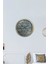 Yuvarlak 40 cm Eskitme Metal Ahşap Görünümlü Duvar Saati Altın Modern 40 x 40 4