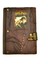 El Yapımı Hakiki Deri Şamua Kraft Kağıt Harry Potter Eskitme Hediyelik Anı Günlük Defter 1