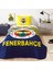 Lisanslı Fenerbahçe Stripe Tek Kişilik Yatak Örtüsü Seti 1