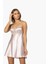 Nazikendam Pierre Cardin 6'lı Saten Gecelik Sabahlık Çeyiz Seti 6010 Pudra 3