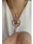 925 Ayar Pembe Rose Kolye, 2,7 Gram, Zirkon Taşlı, Şık ve Zarif Takı 1