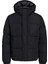 Jack & Jones Jjebradley Puffer Hood Sn Erkek Siyah Mont 12256974-02 2