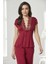 Nazikendam Pierre Cardin Penye Altılı Çeyiz Seti 5325 Bordo 1