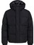 Jack Jones Jjebradley Puffer Hood Sn Erkek Siyah Mont 12256974-02 2