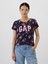 Kadın Lacivert Gap Logo T-Shirt 1