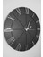 - Trend Lines Siyah & Gümüş Duvar Saati - 50 x 50 cm 4