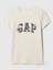 Kadın Kırık Beyaz Gap Logo T-Shirt 3