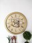 Saat 40 cm Metal Gold Time Duvar Saati 2