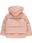 Kız Çocuk Kapüşonlu Mont 10-13 Yaş Pudra 3
